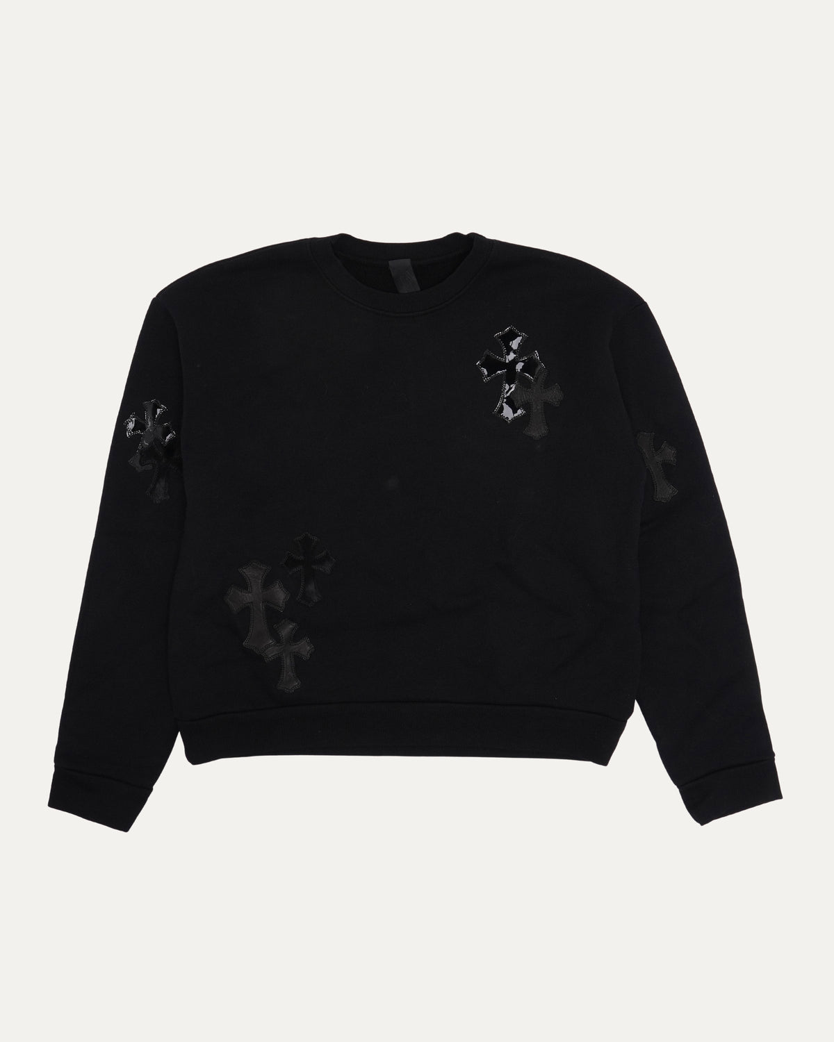 Paper Jam Cross Patch Crewneck Sweatshirt