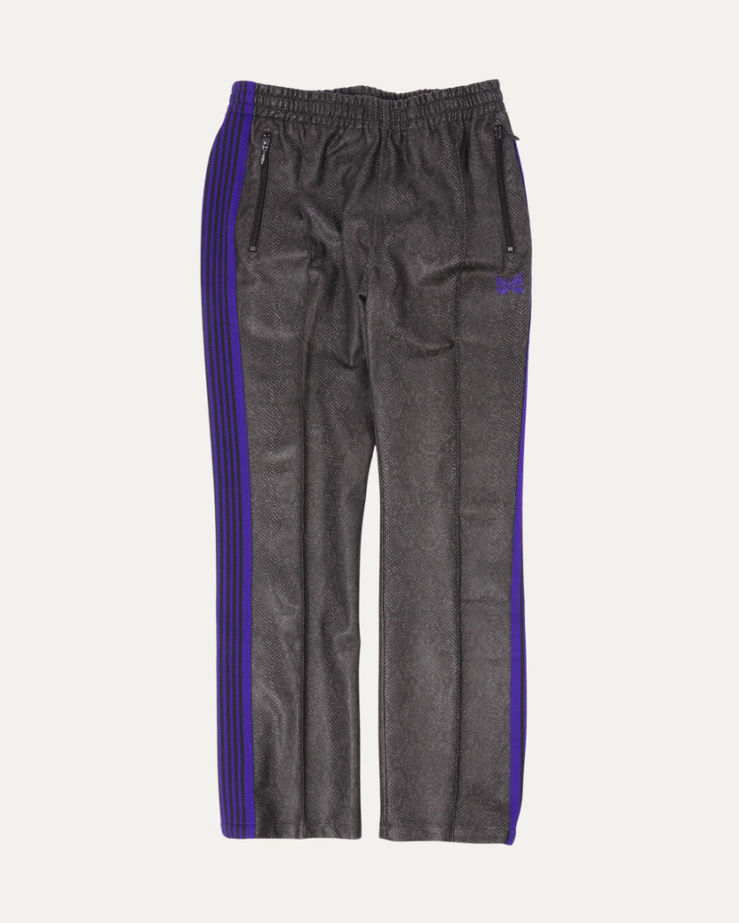 Synthetic Python Skin Track Pants