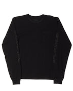 Tonal Neck Logo Long Sleeve T-Shirt