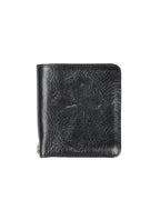 Leather Cross Bifold Patch Wallet