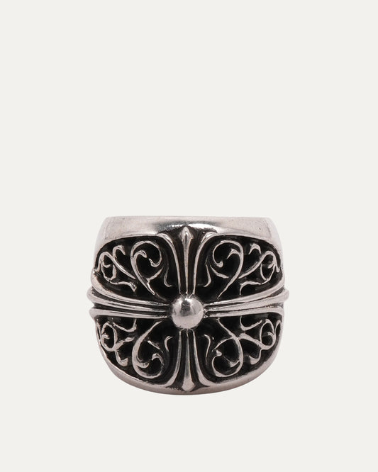 Oval Cross Ring