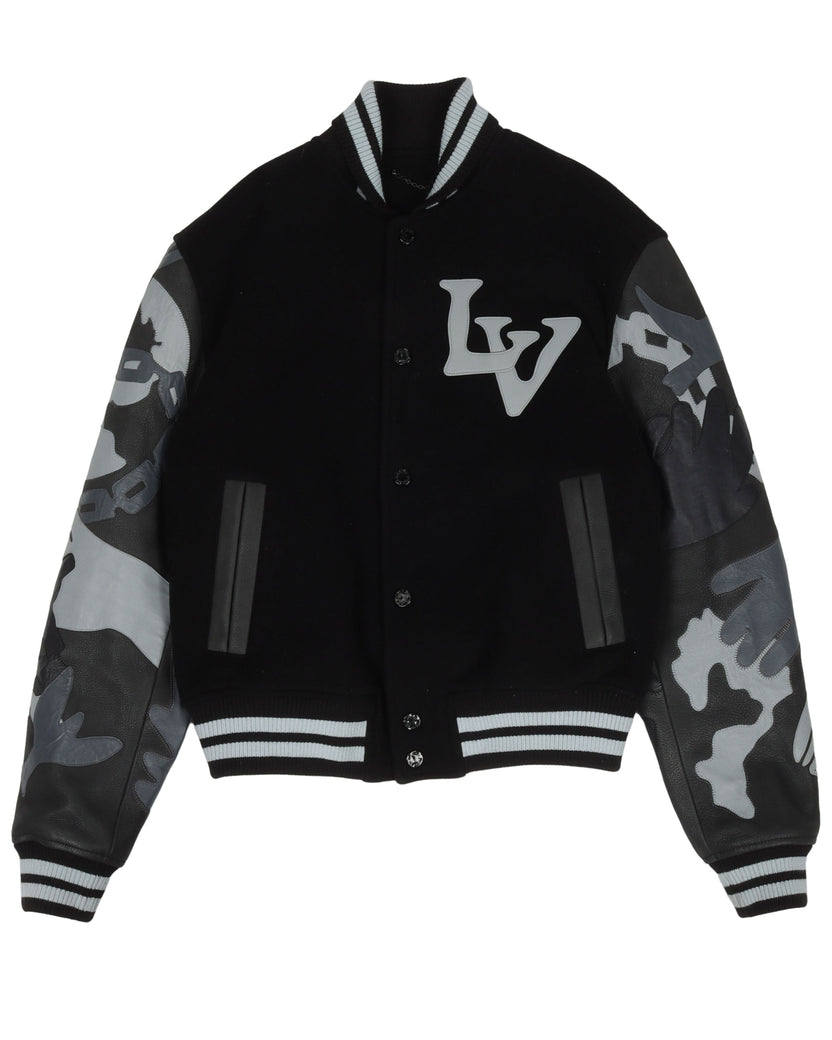 Deconstructed Louis Vuitton Varsity Bear Jacket