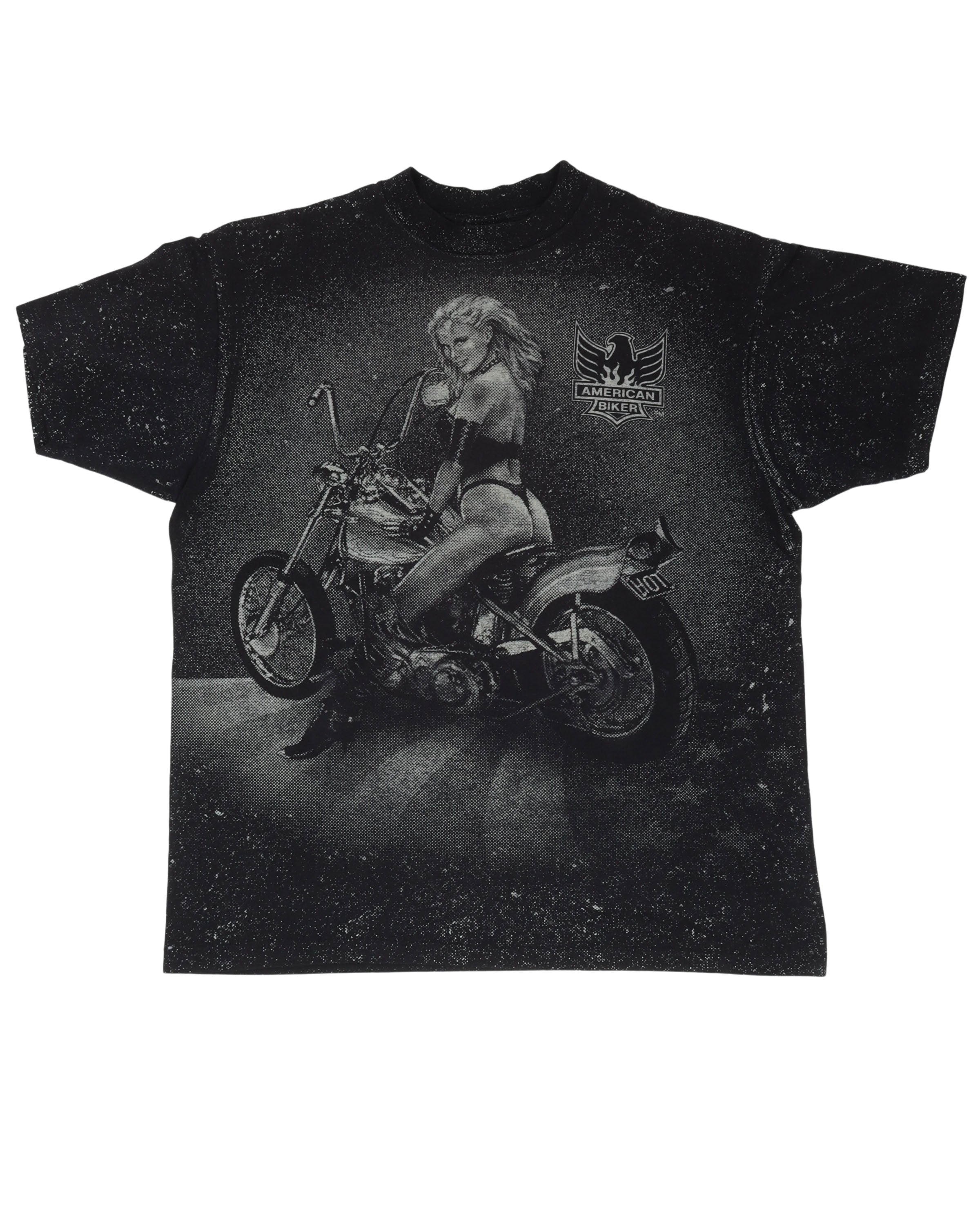 American Biker Lady T-Shirt