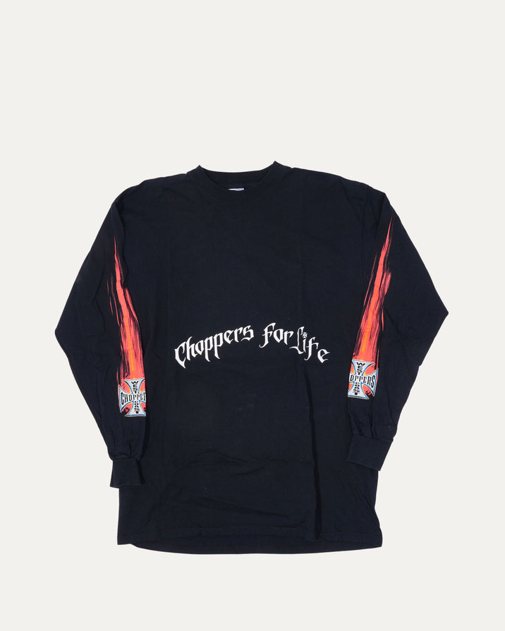 West Coast Choppers For Life Long Sleeve T-Shirt