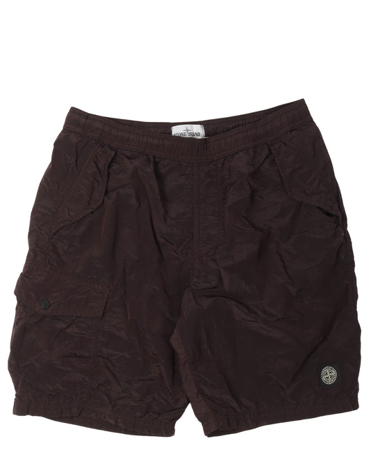 Nylon Cargo Shorts