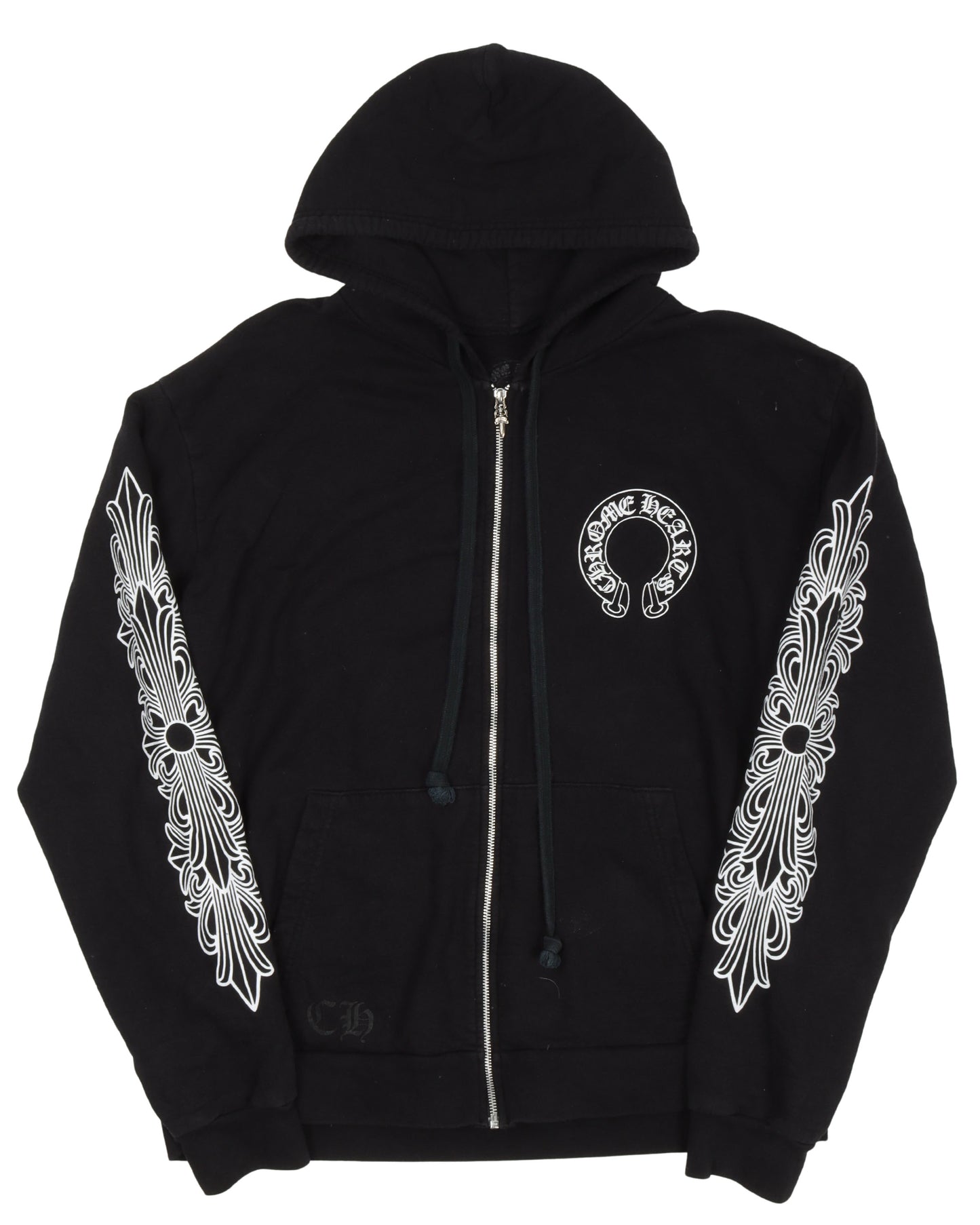 Horseshoe Logo Zip Up Hoodie