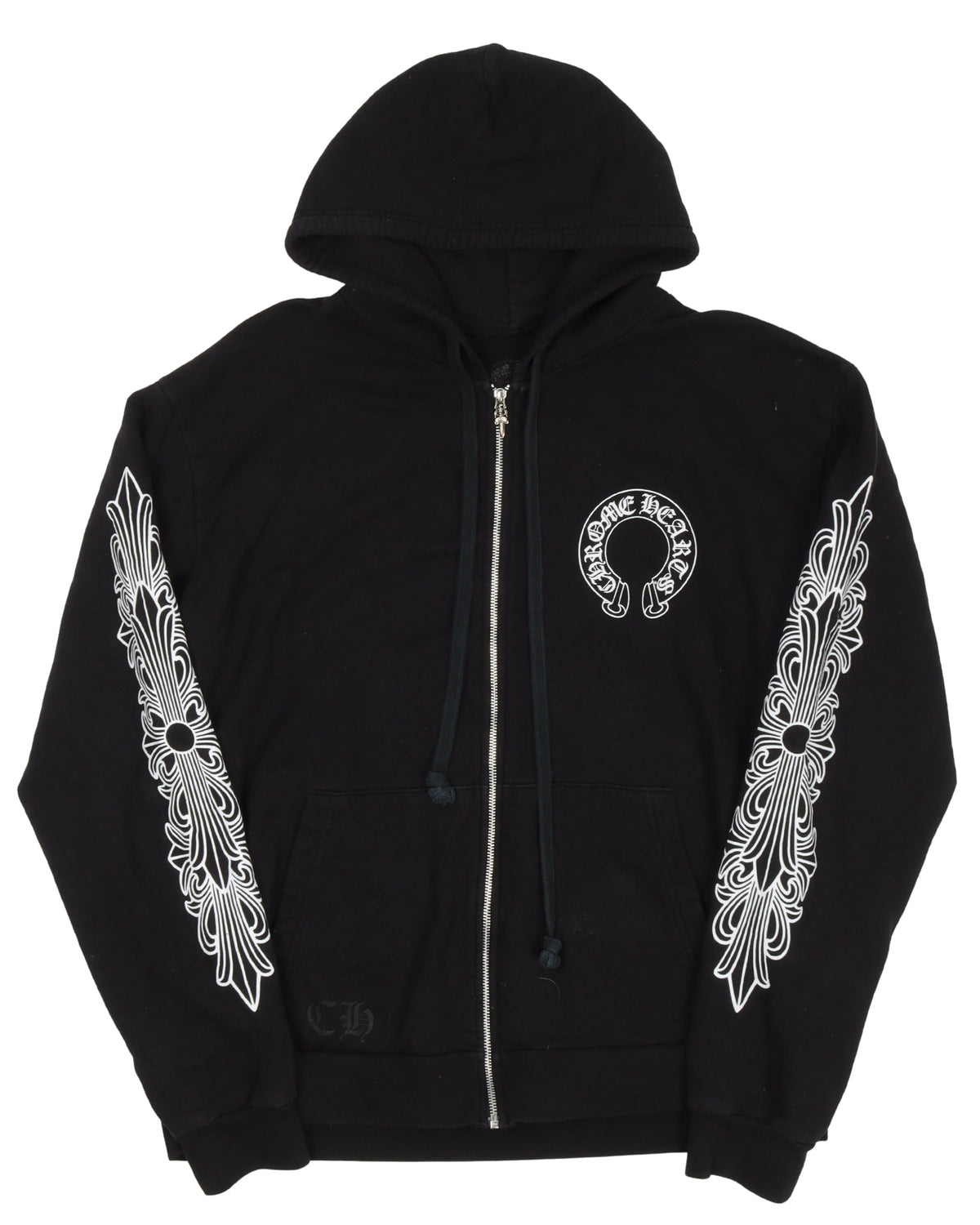 Horseshoe Logo Zip Up Hoodie