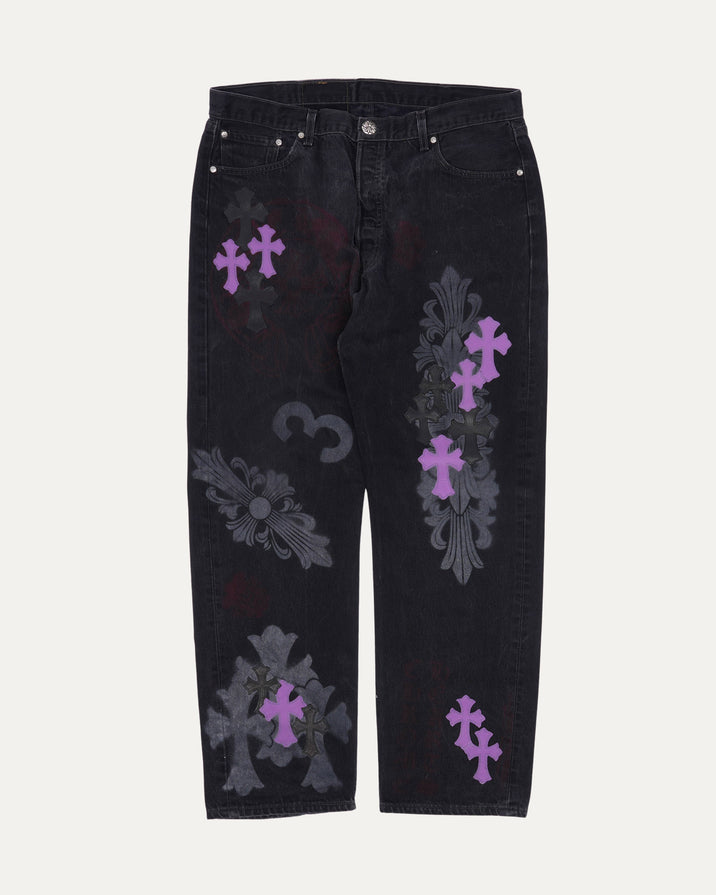 Online Exclusive Levi's Cross Patch Stencil Jeans