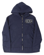 Vintage Patch Zip Up Hoodie