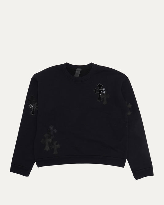 Paper Jam Cross Patch Crewneck Sweatshirt