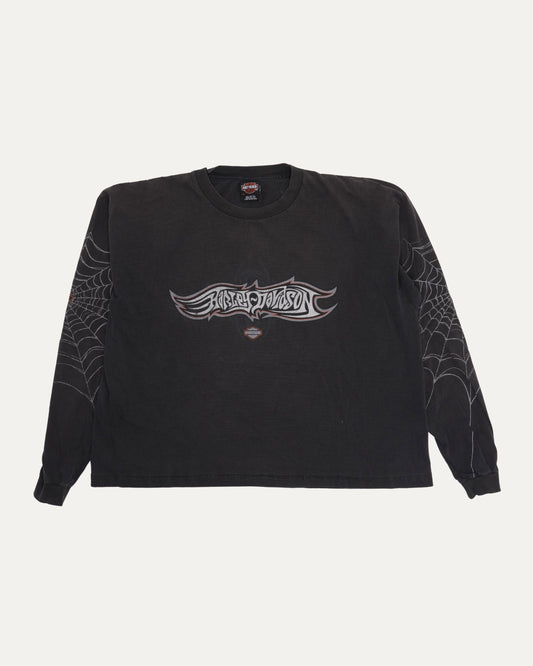 Harley Davidson Spider Web Ohio Long Sleeve T-Shirt