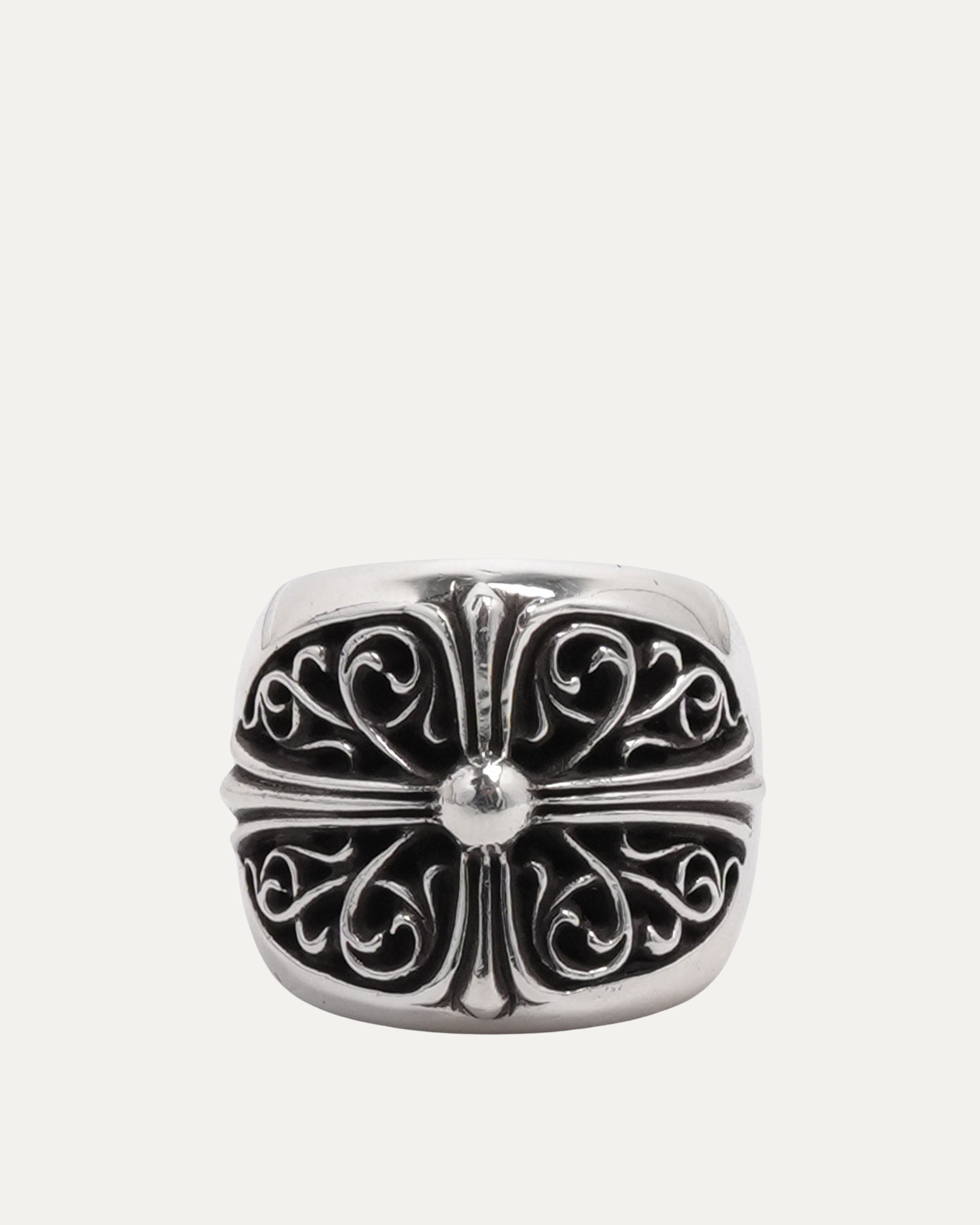 Chrome Hearts Oval Cross Ring – Justin Reed