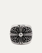 Oval Cross Ring