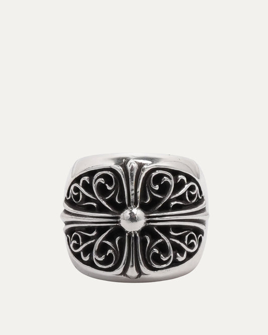Oval Cross Ring