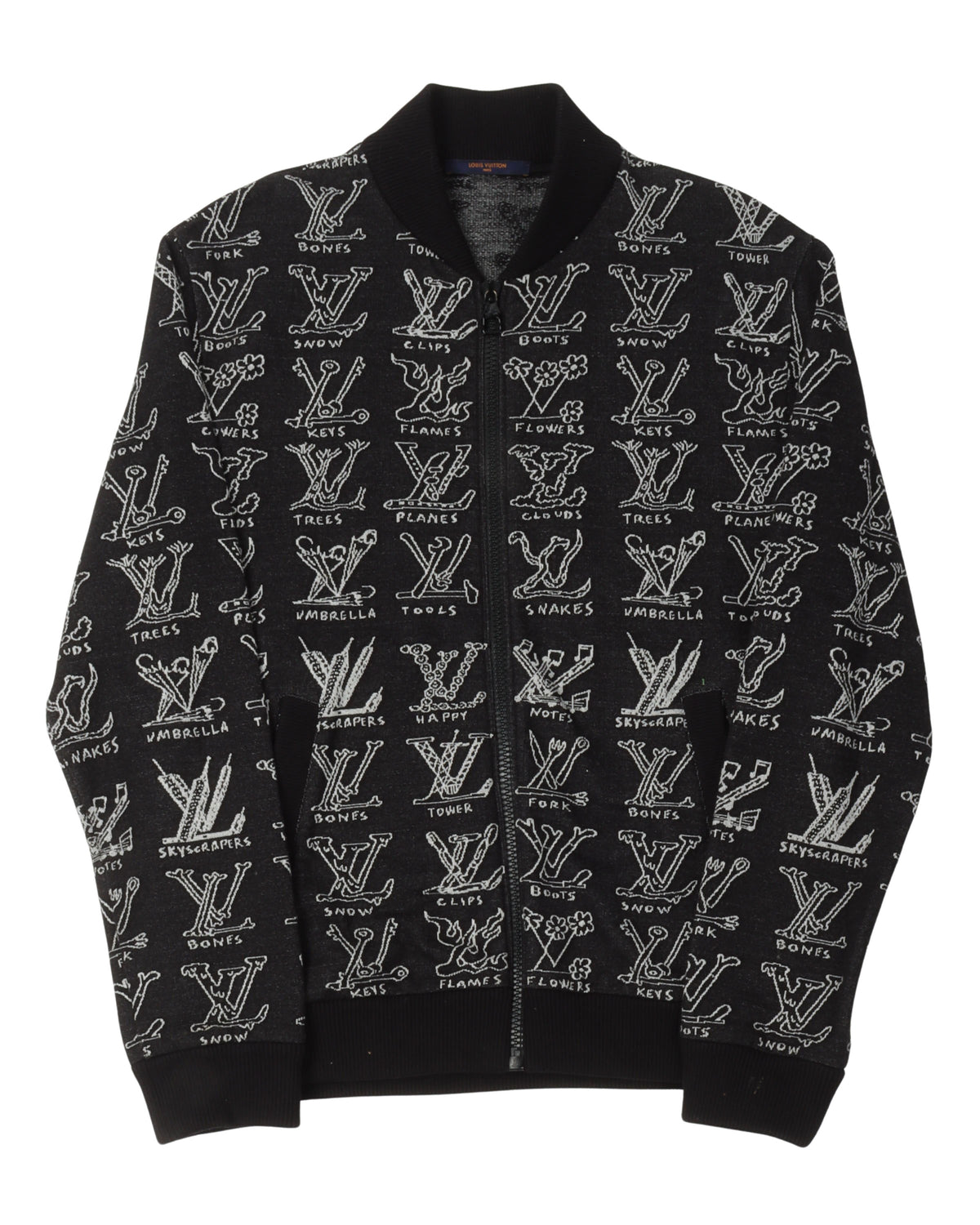 LV Cartoons Jacquard Bomber Jacket