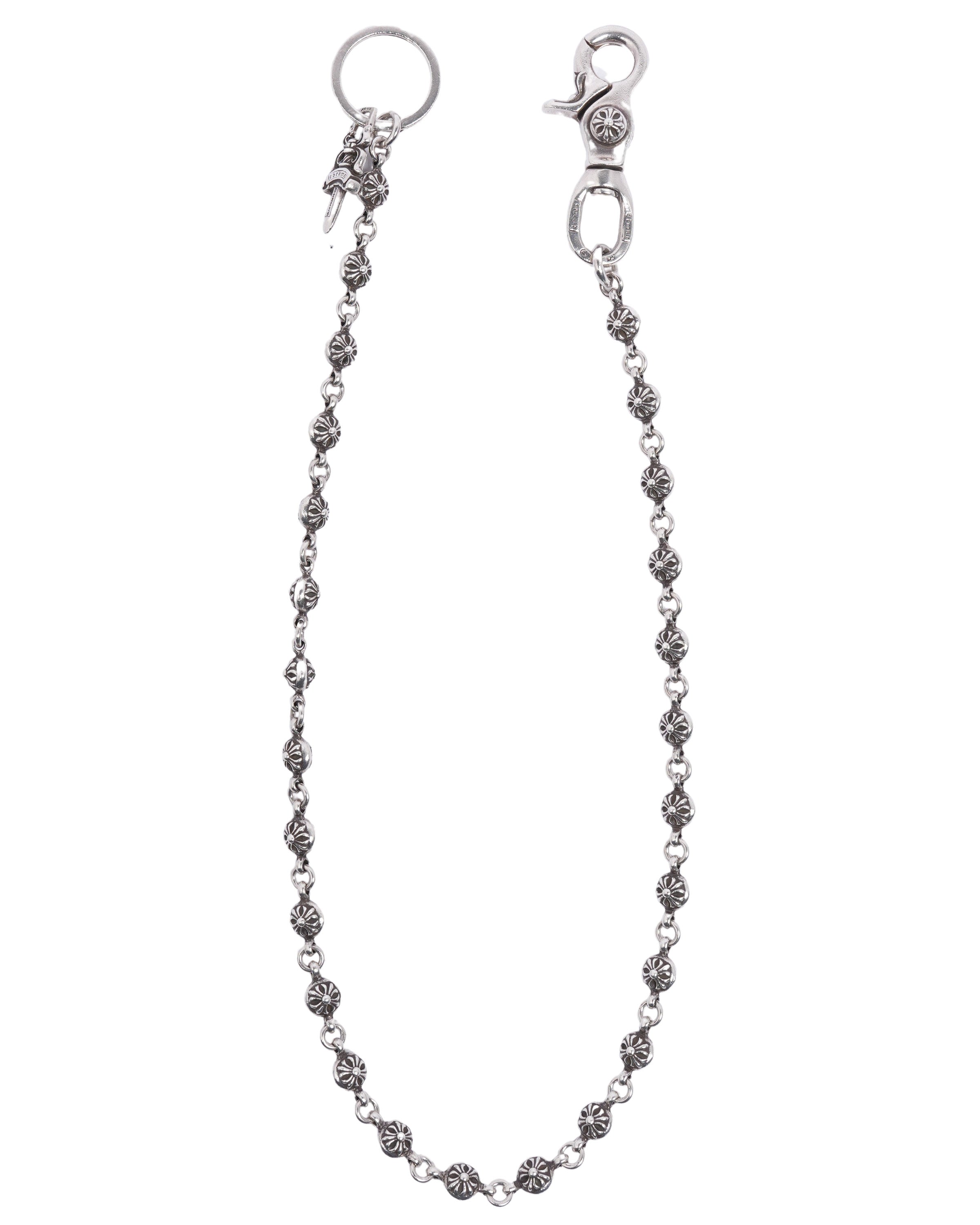 Plus Ball Wallet Chain with Dagger Pendant