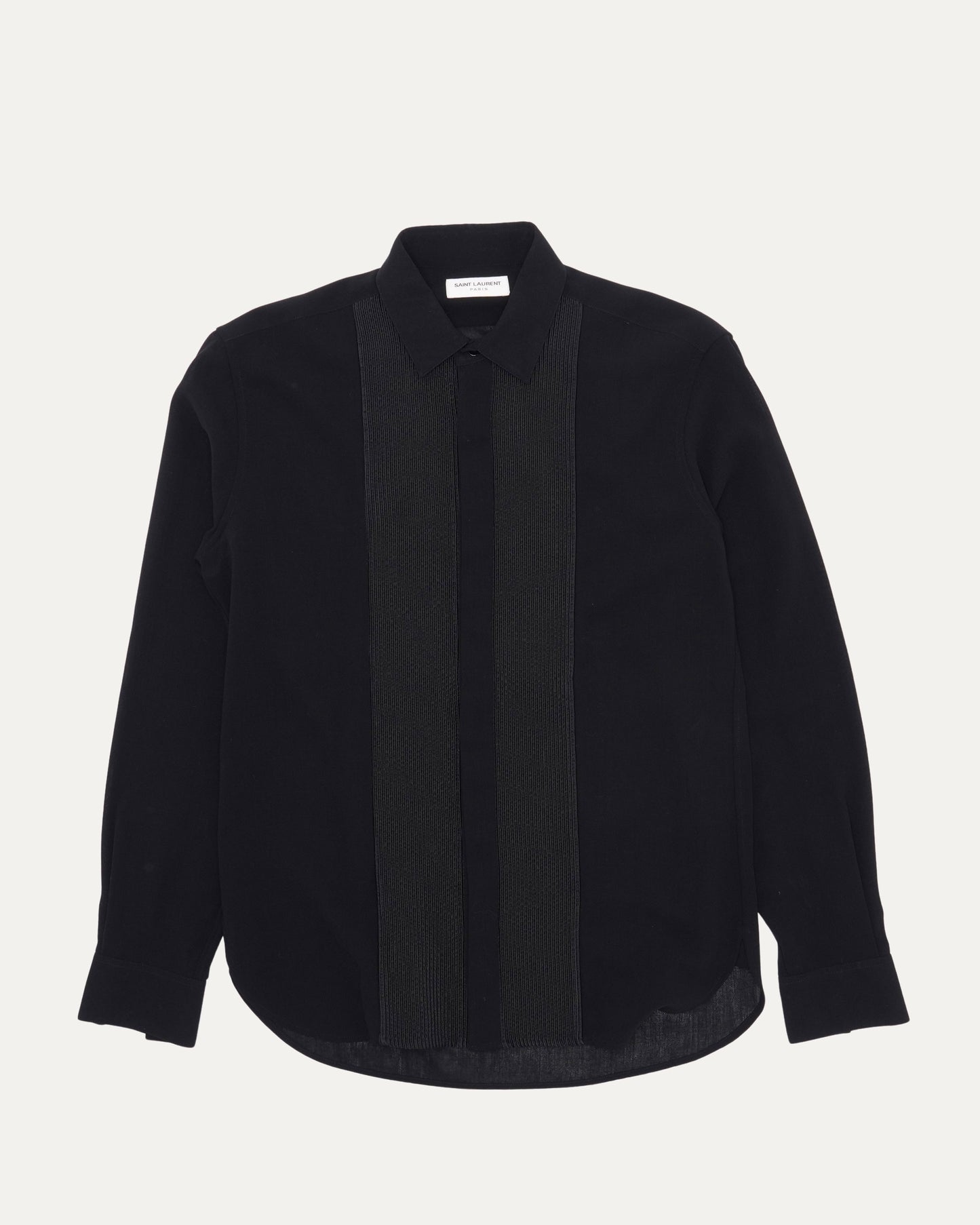 Wool Tuxedo Shirt