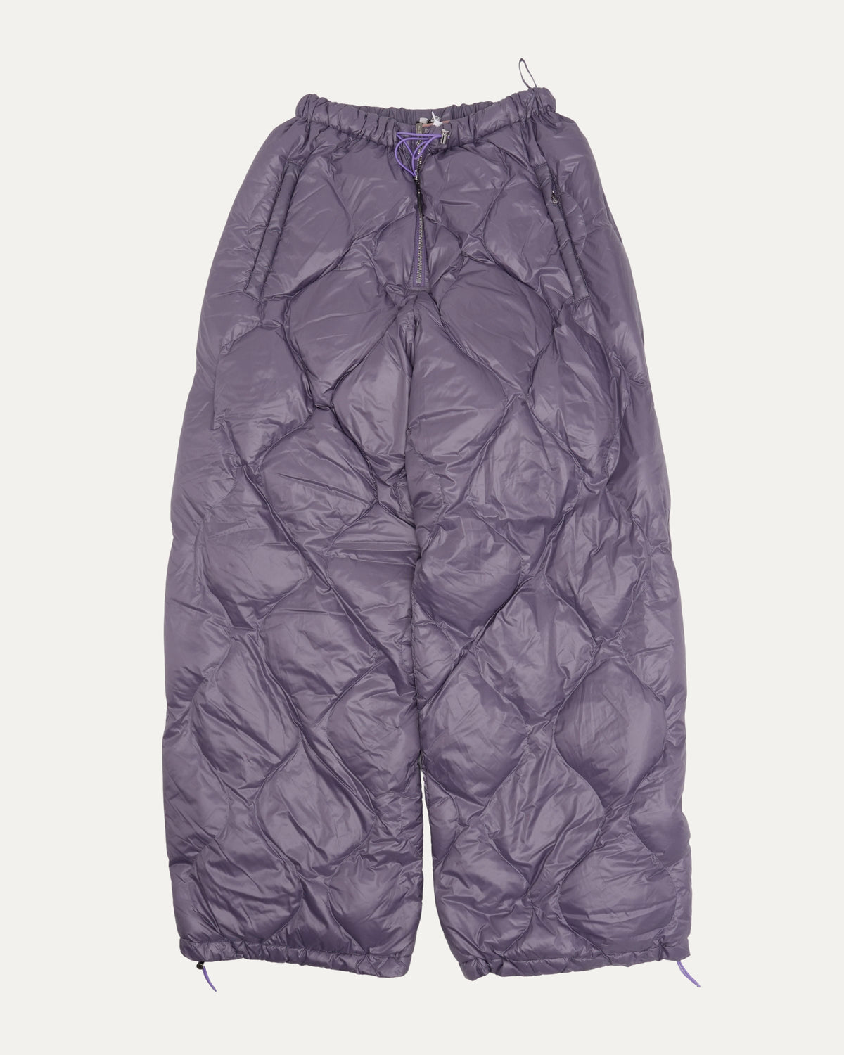 Diamond Quilted Puffer Track Pants