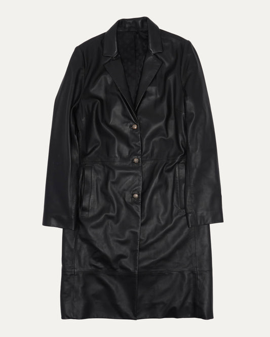 Leather Trench Coat