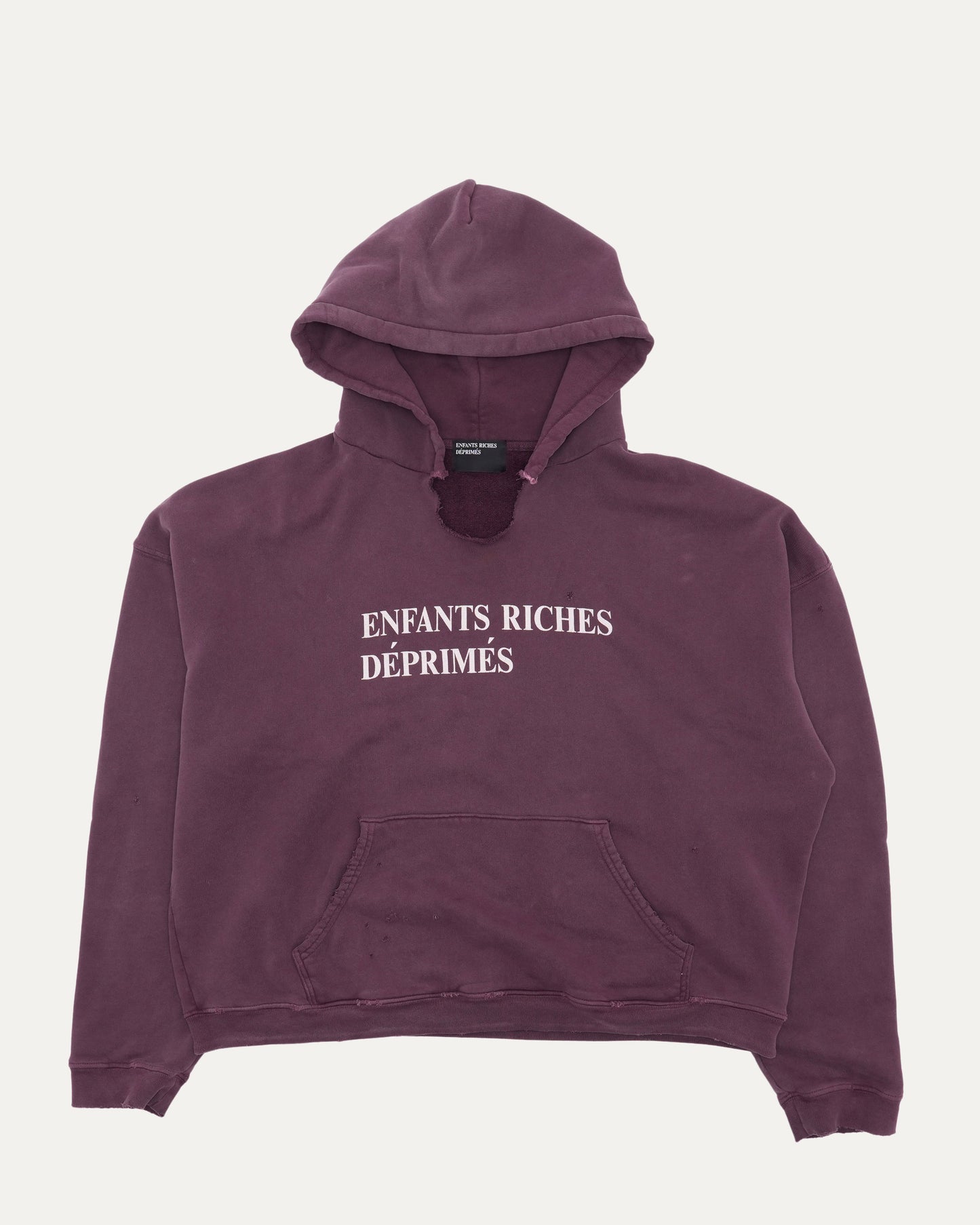 Distressed Classic Logo Hoodie