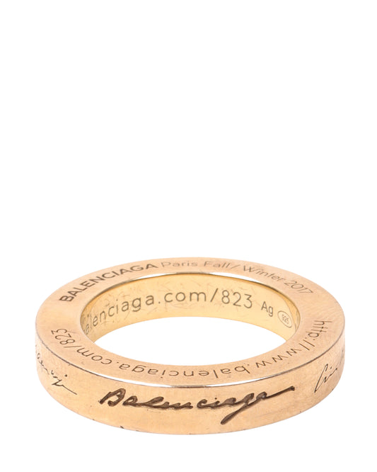 FW17 Gold plated Ring