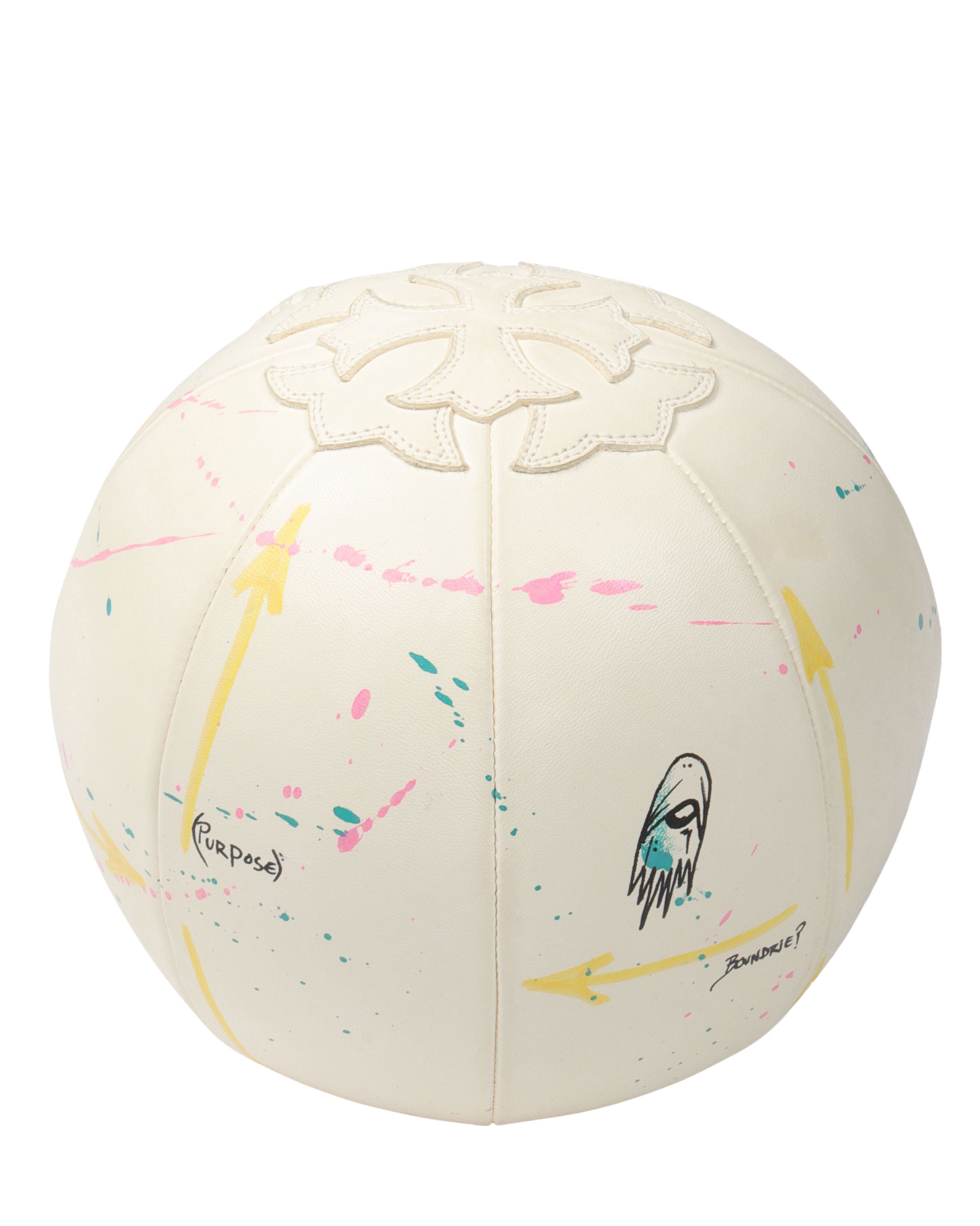 Matty Boy Painted Leather Medicine Ball