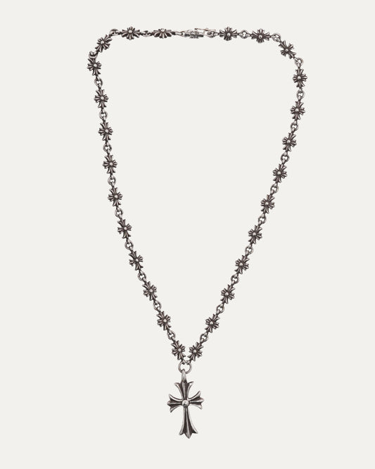 Tiny Fat Pendant with Tiny E Chain