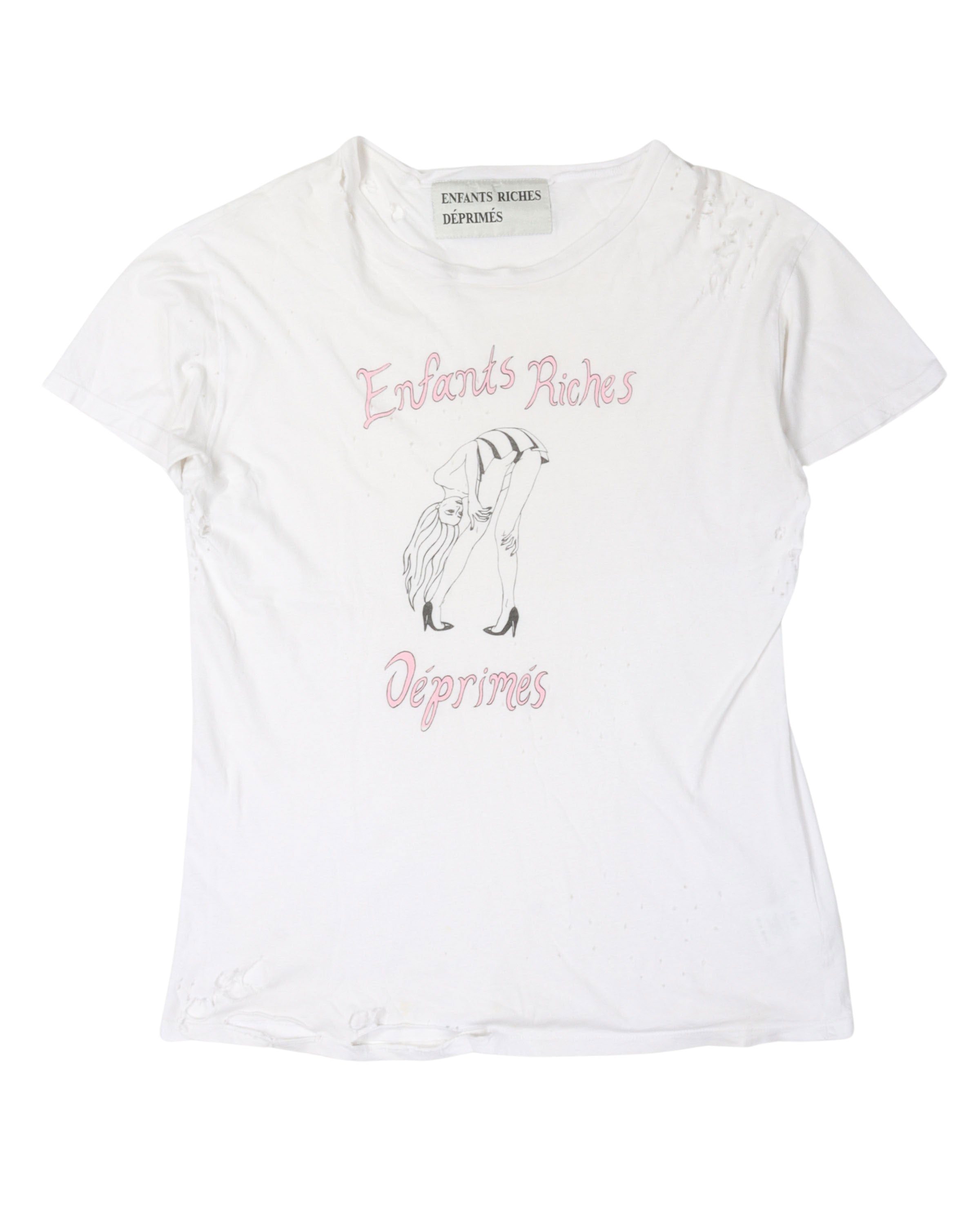 Enfants Riches Deprimes Girl T Shirt Justin Reed Enfants Riches Deprimes Girl T Shirt Justin Reed