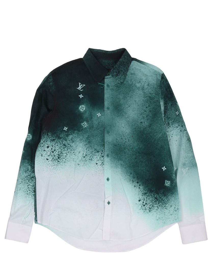 Gradient Button Shirt