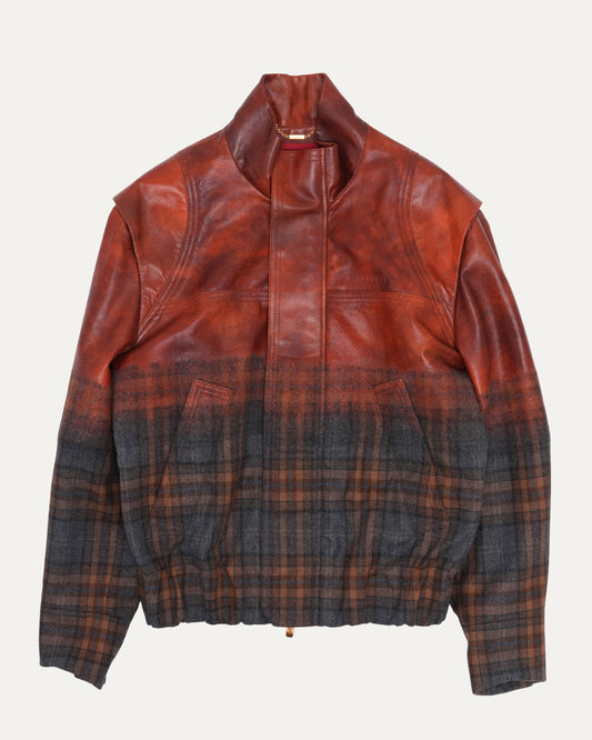 FW26 Tartan Agugliatura Blouson