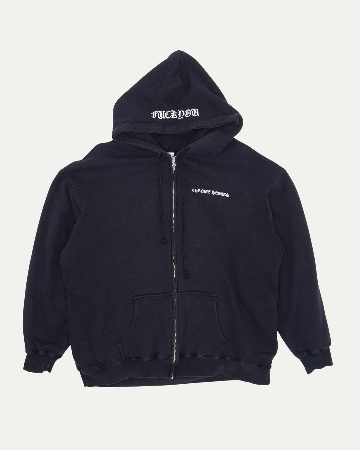 Plus Cross Thermal Lined Zip Up Hoodie