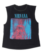 Nirvana "Silver" Cut Off T-Shirt