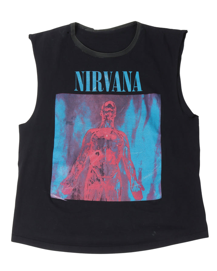 Nirvana "Silver" Cut Off T-Shirt