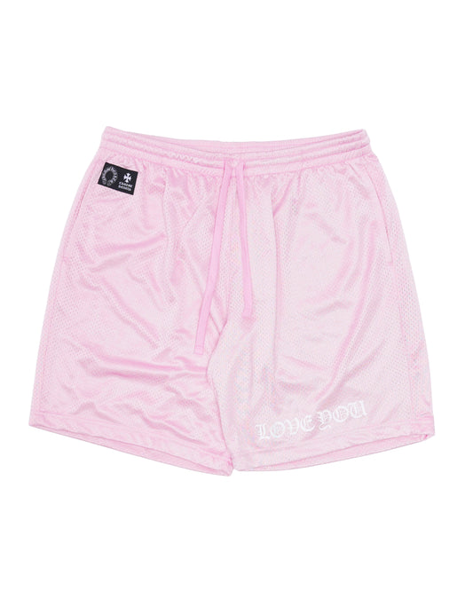 'Love You' Mesh Shorts