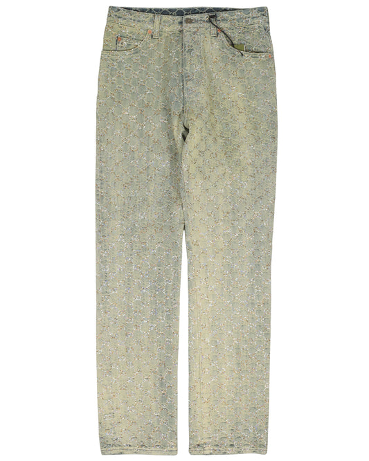 Sparkle Monogram Jeans