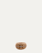 Gold Diamond Floral Cross Ring
