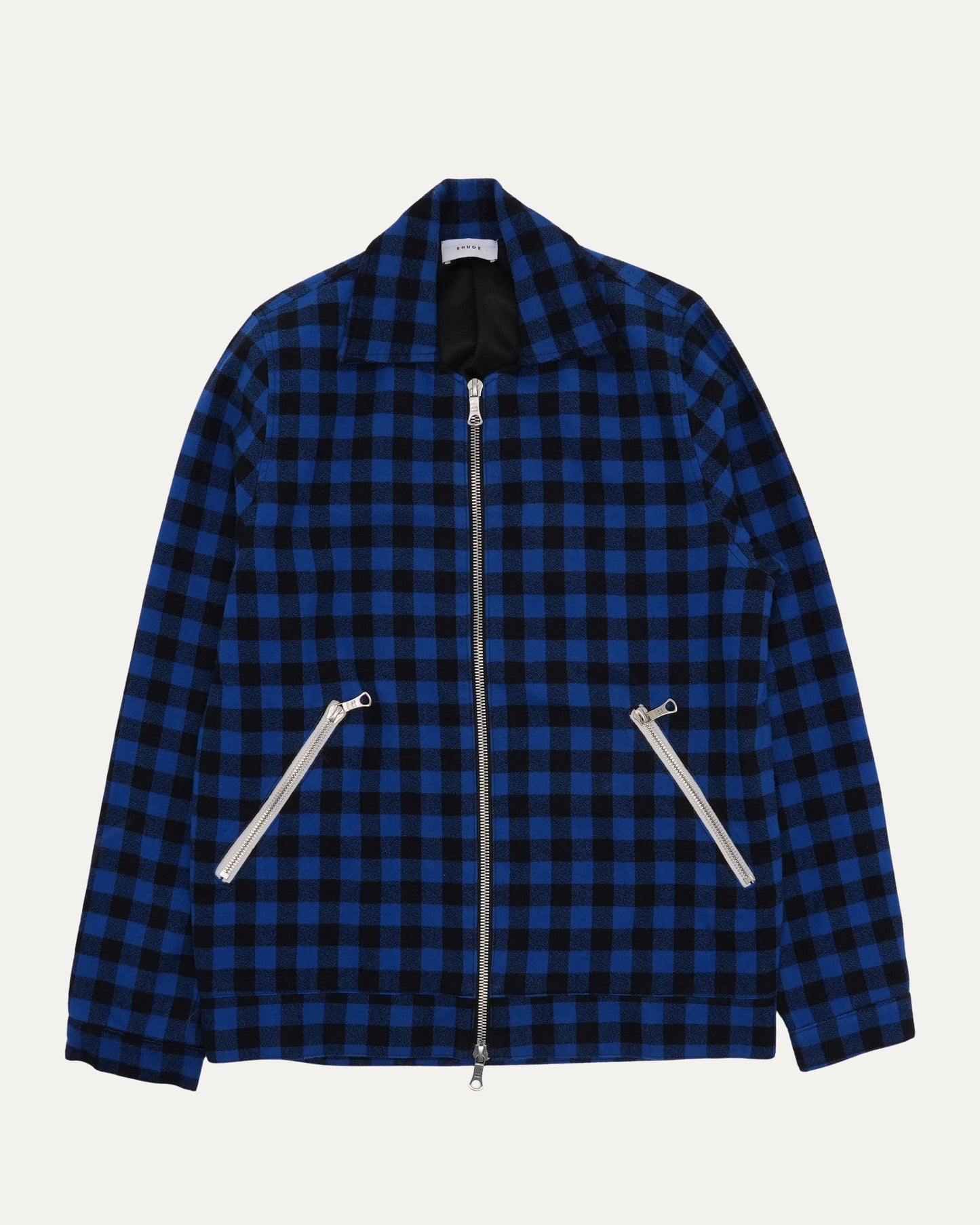 Plaid Zip Up Jacket