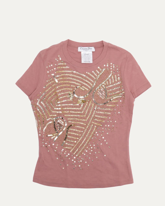 FW 2005 Sequin Embellished T-Shirt