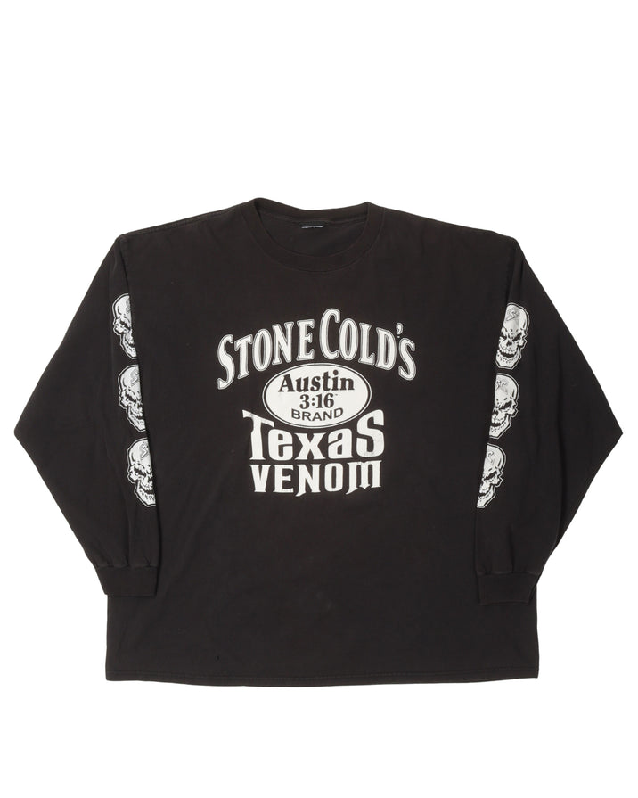 Stone Cold Steve Austin Texas Venom Long Sleeve T-Shirt