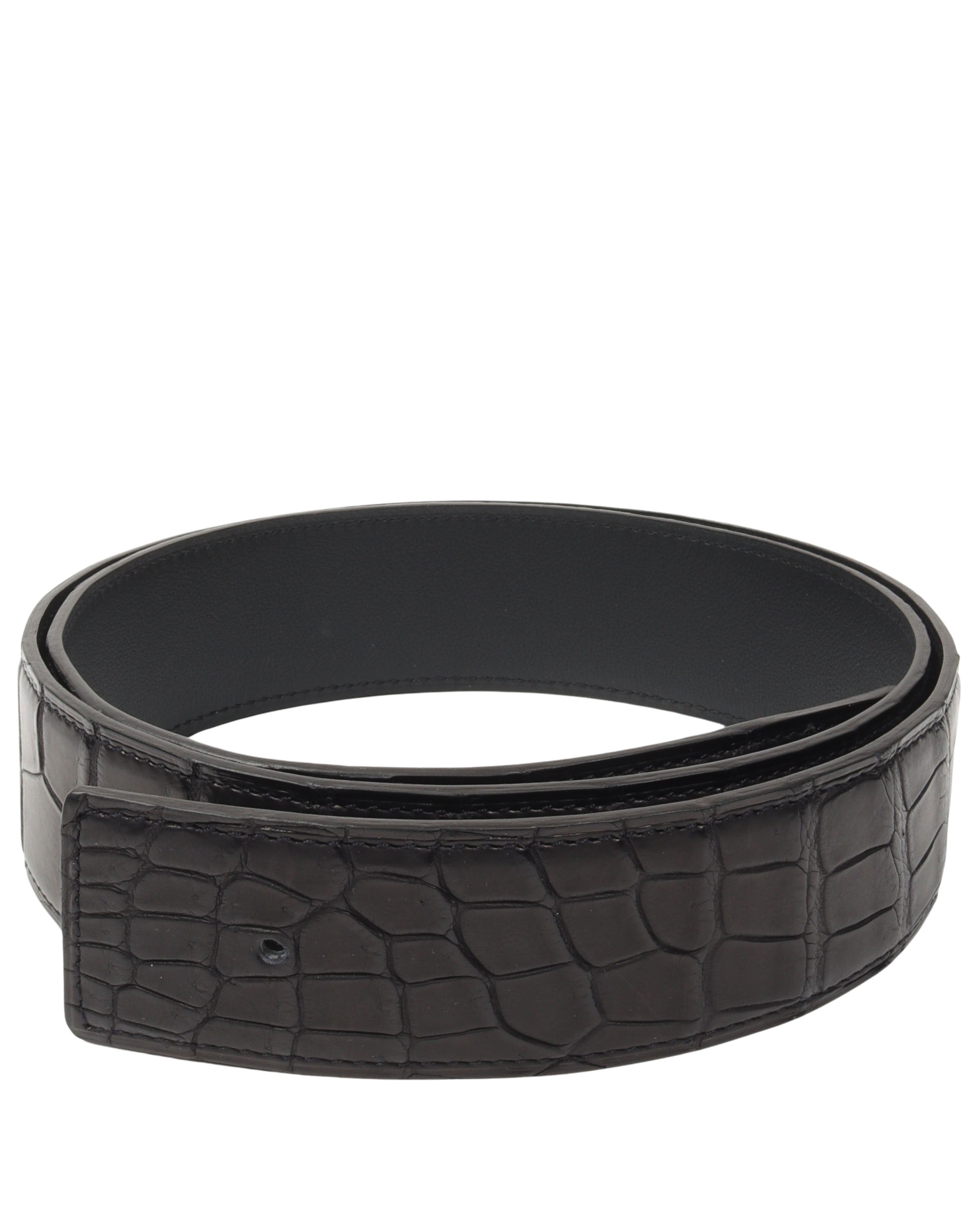 Crocodile Leather Belt