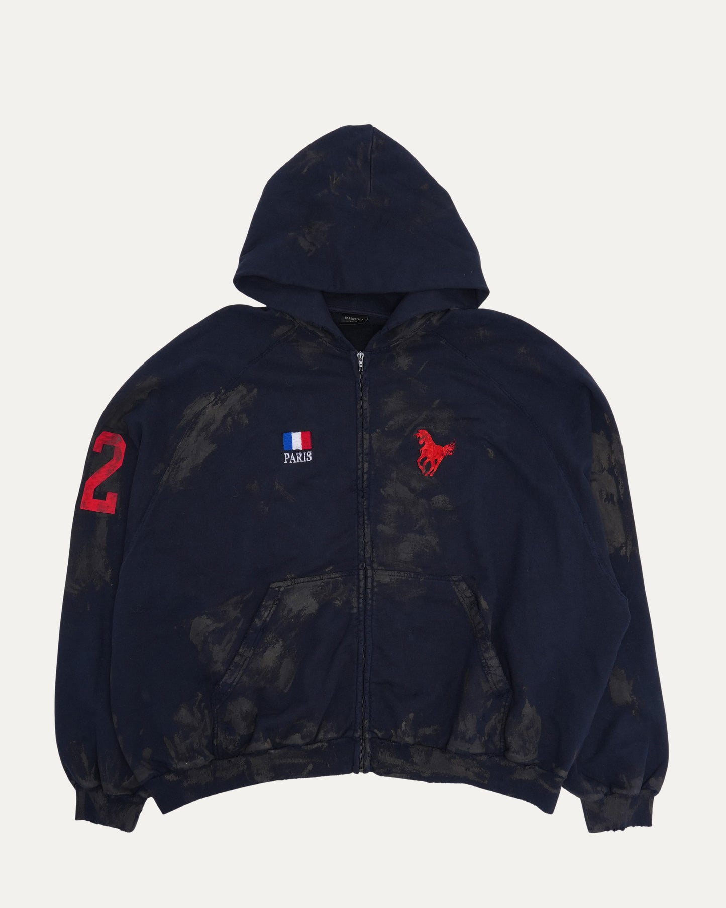 Mudshow Polo Zip Up Hoodie