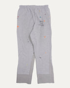 Paint Splatter Logo Flare Sweatpants