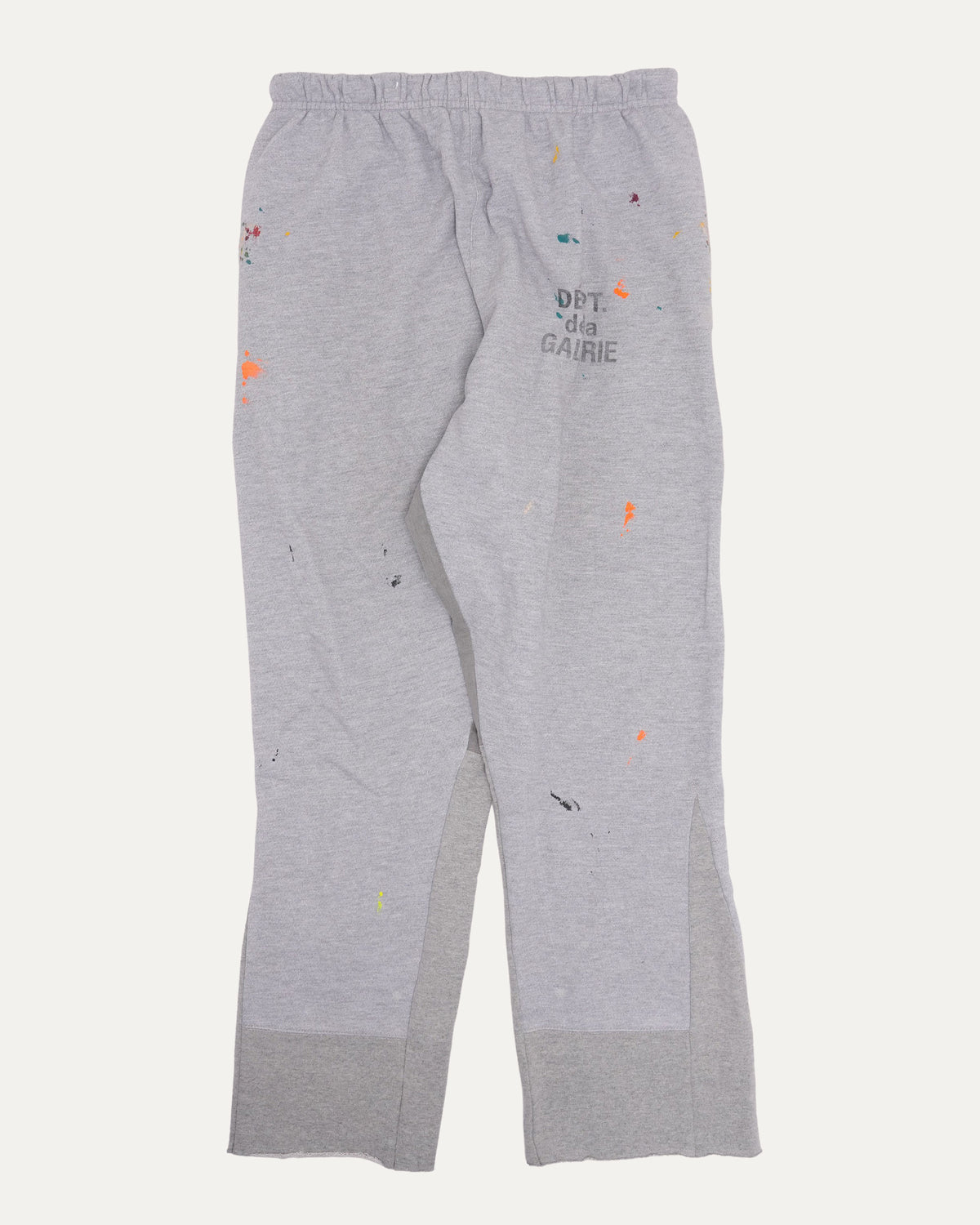 Paint Splatter Logo Flare Sweatpants