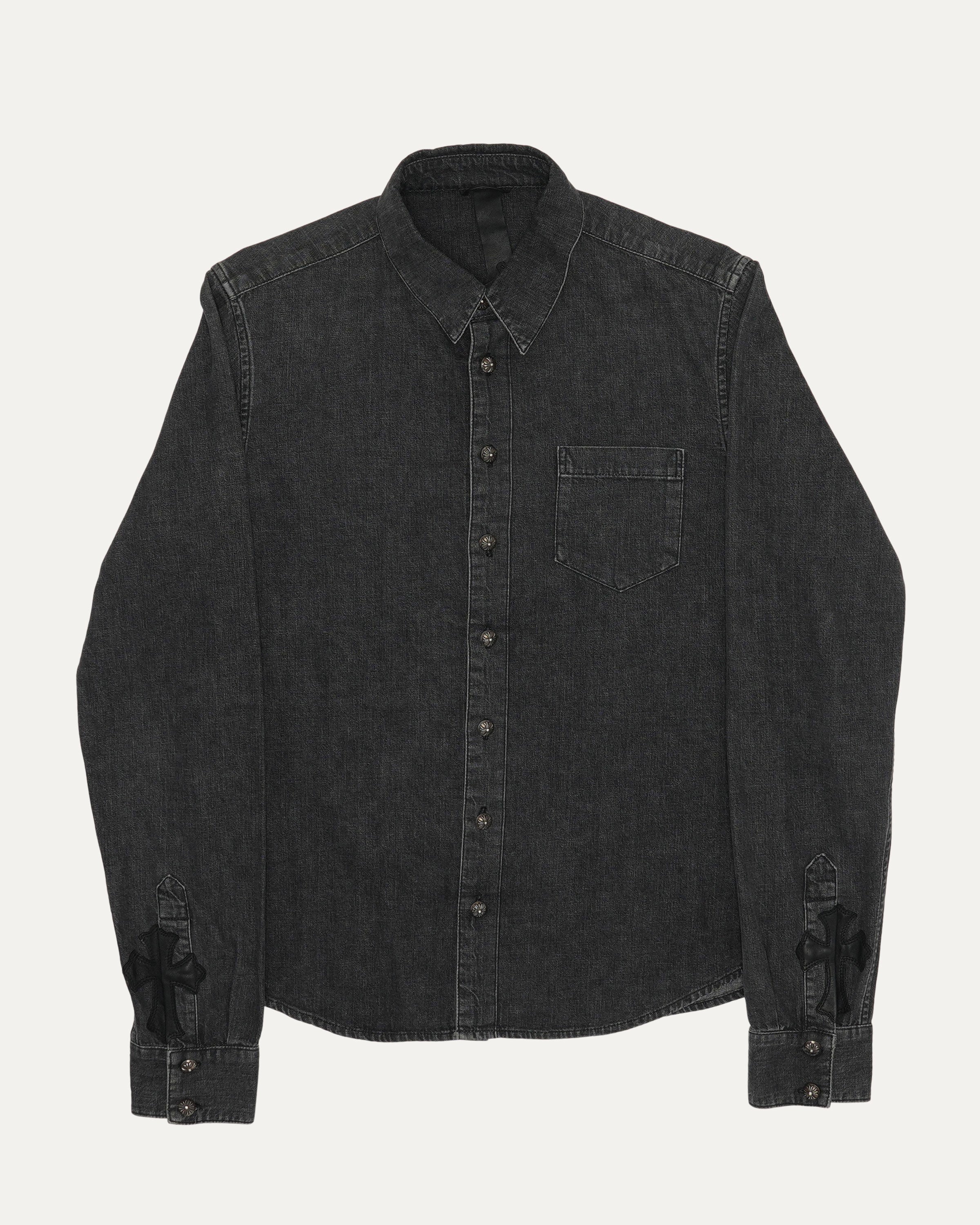 Cross Patch Denim Shirt