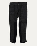 Leather Memphis Jeans
