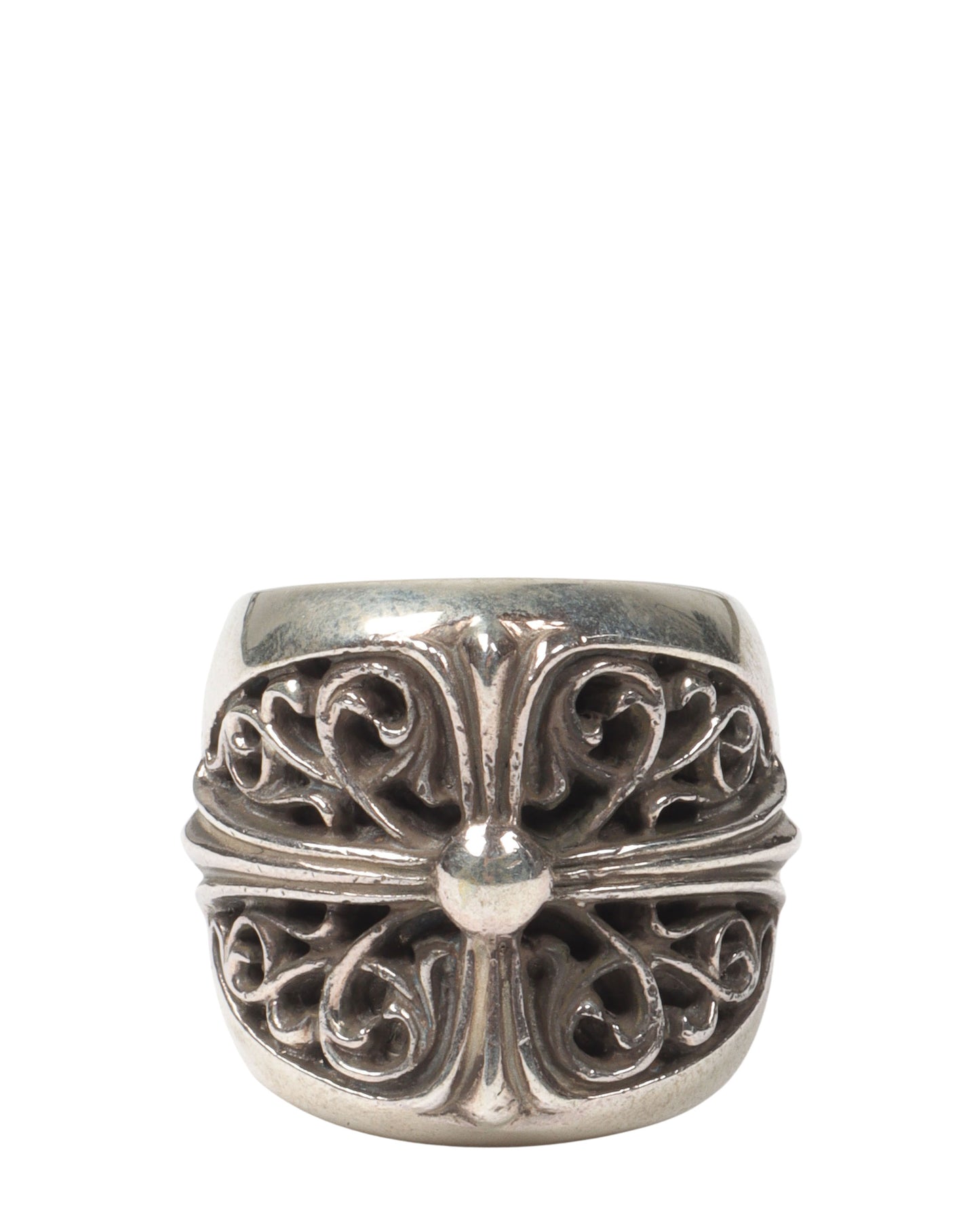 Oval Cross Ring