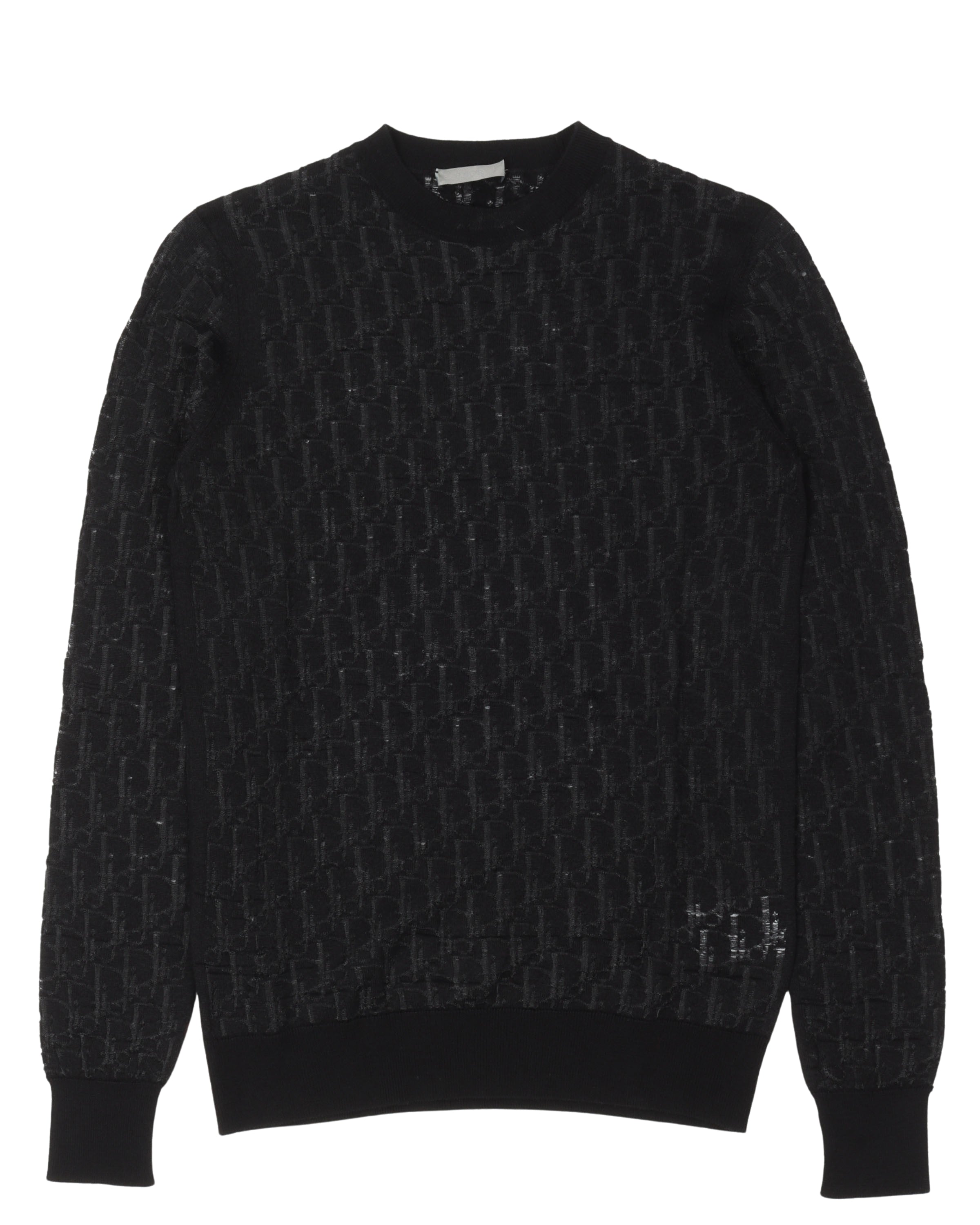 Dior Transparent Oblique Monogram Sweater