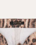 SS 2003 Leopard And Chain Print Maxi Skirt