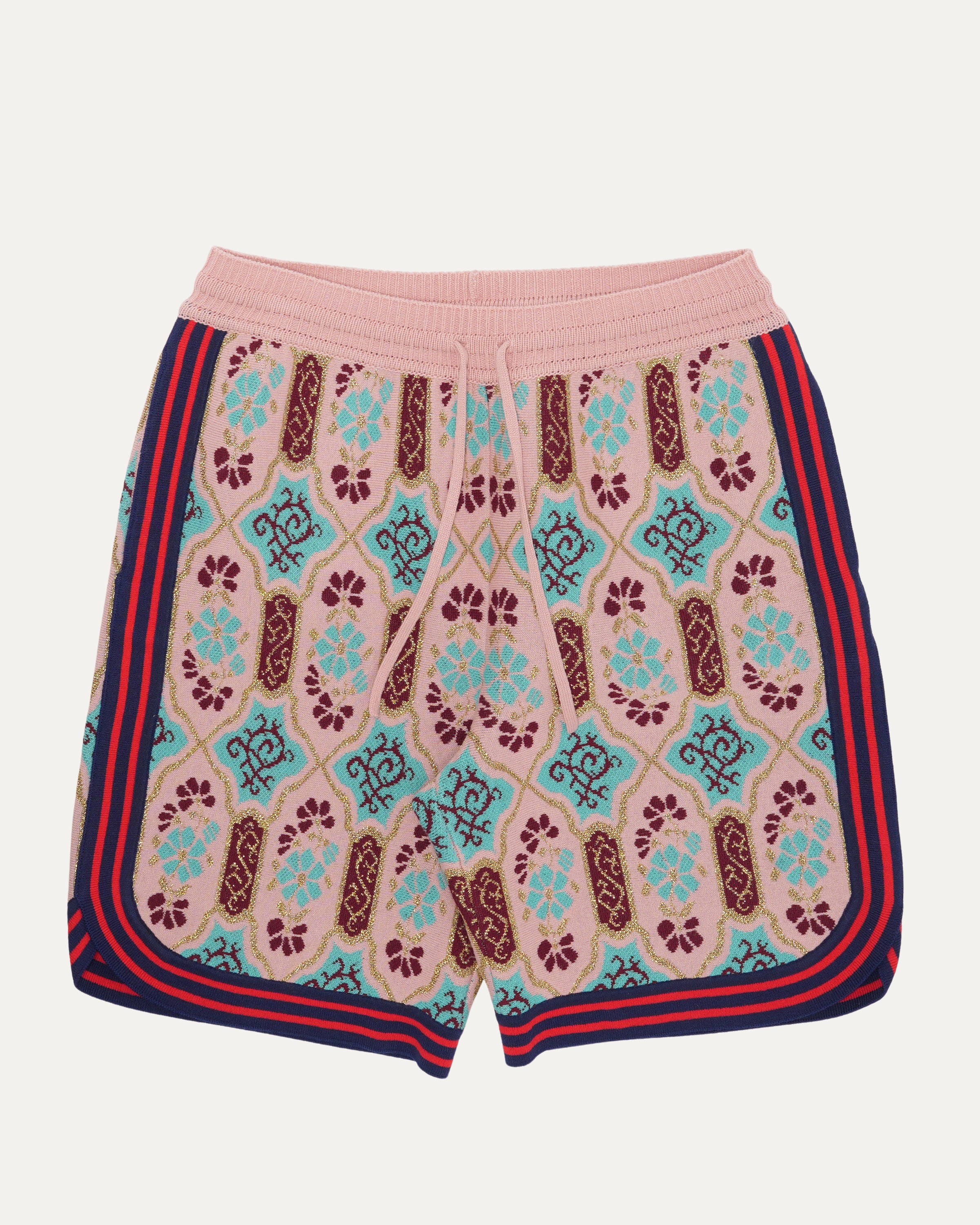 Jacquard Wool Short