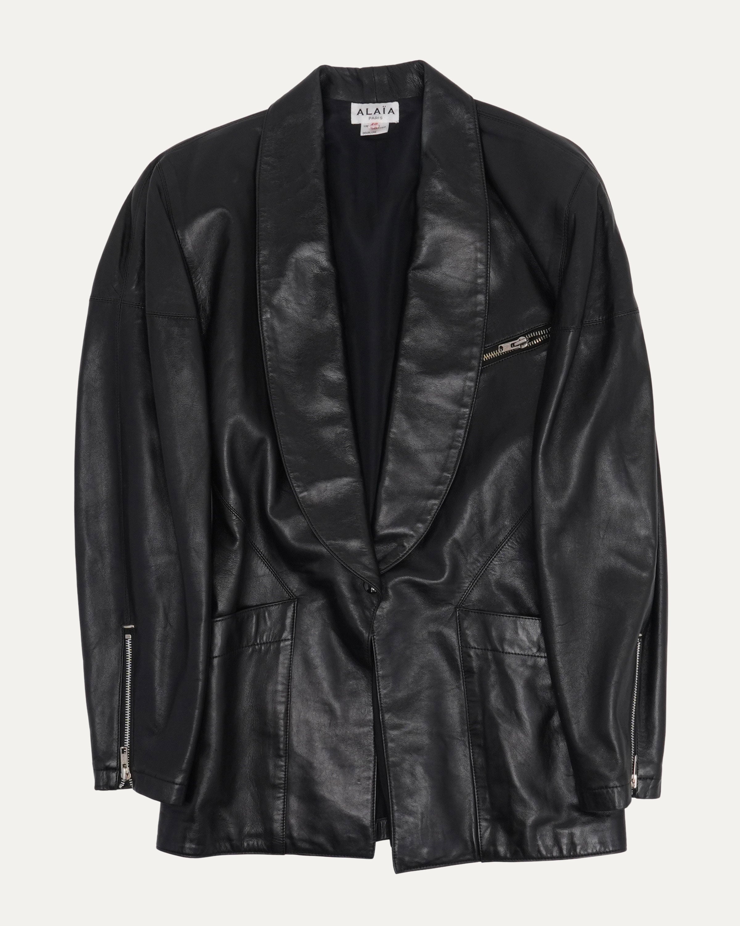 Alaia 1982 Leather Blazer – Justin Reed